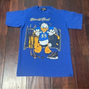 Vintage Donald‎ Duck Hockey Tshirt